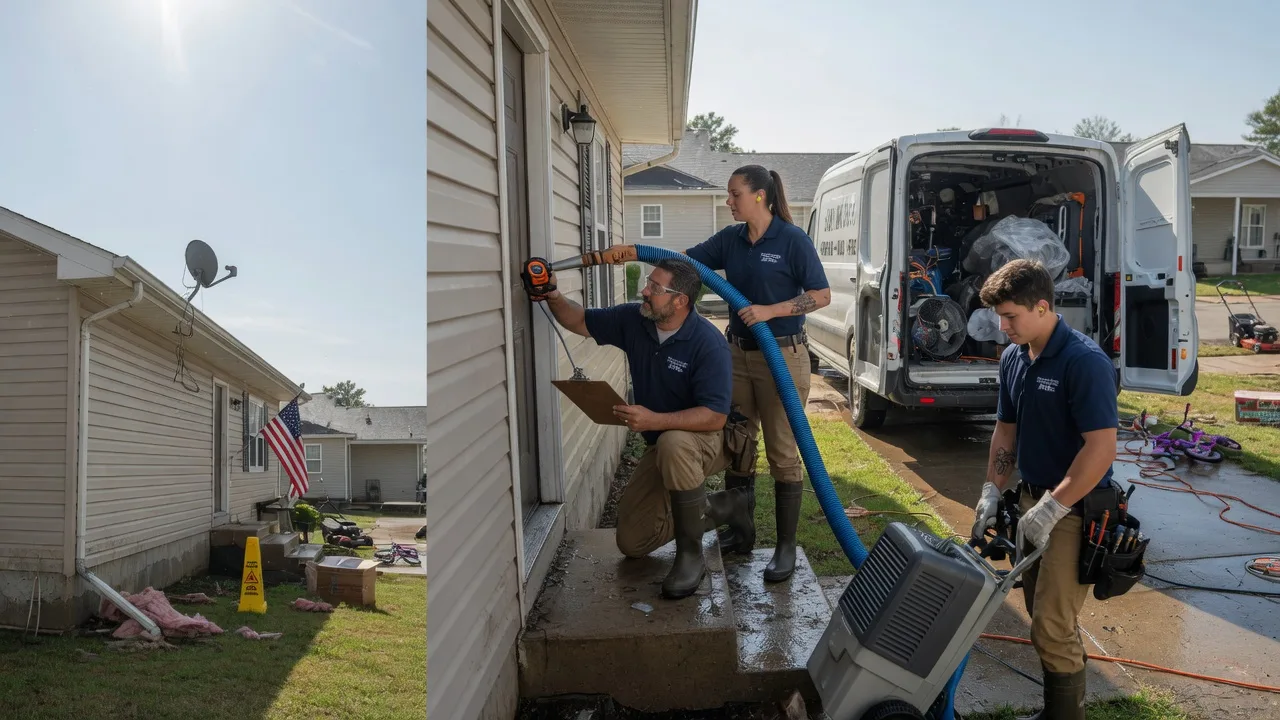 Ceiling Water Damage Restoration in Mapleton, ME near me